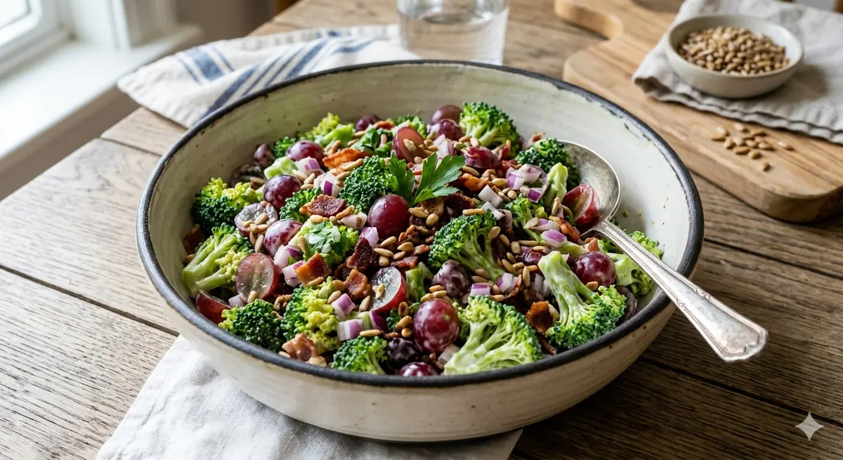 Easy Broccoli Grape Salad